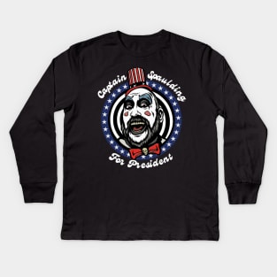 House of 1000 Corpses Captain Spaulding for President Kids Long Sleeve T-Shirt